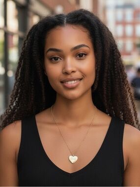 Gucci Gold Heart Pendant Necklace
